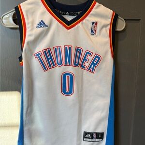 Adidas Thunder Westbrook Jersey in White